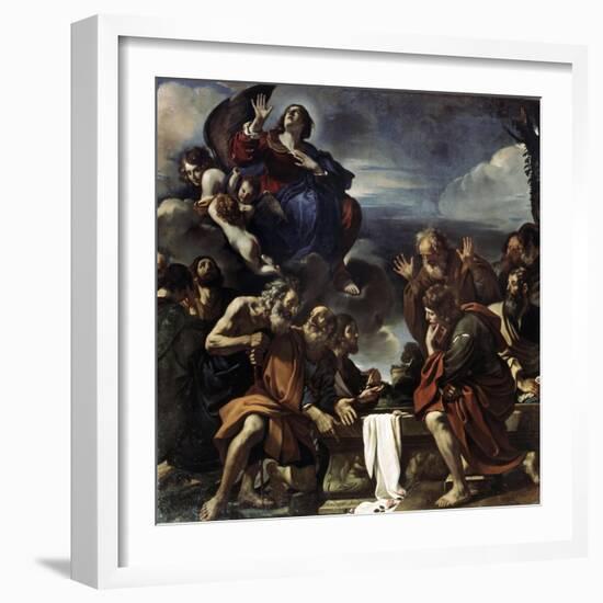 The Assumption of the Blessed Virgin Mary, 1623-Guercino-Framed Giclee Print