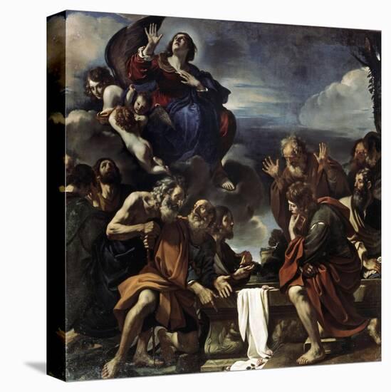 The Assumption of the Blessed Virgin Mary, 1623-Guercino-Stretched Canvas