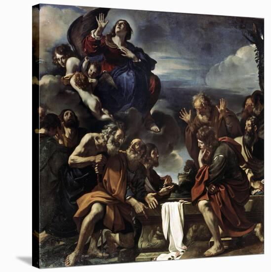 The Assumption of the Blessed Virgin Mary, 1623-Guercino-Stretched Canvas