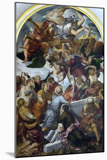 The Assumption of the Blessed Virgin Mary, C1554-Jacopo Tintoretto-Mounted Giclee Print