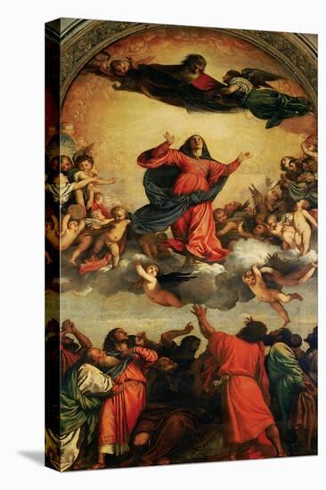 The Assumption of the Virgin, 1516-18-Titian (Tiziano Vecelli)-Stretched Canvas