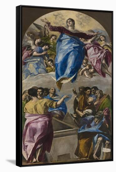 The Assumption of the Virgin, 1577-79-El Greco-Framed Stretched Canvas