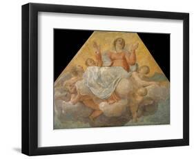 The Assumption of the Virgin, 1604-1607-Annibale Carracci-Framed Giclee Print