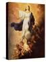 The Assumption of the Virgin, 1670s-Bartolome Esteban Murillo-Stretched Canvas