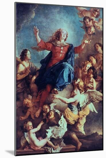 The Assumption of the Virgin, 17th-Early 18th Century-Charles de La Fosse-Mounted Giclee Print