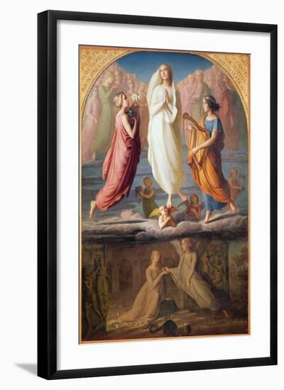 The Assumption of the Virgin, 1844-Louis Janmot-Framed Giclee Print