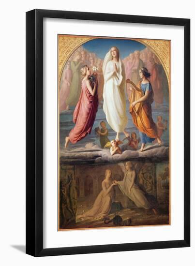 The Assumption of the Virgin, 1844-Louis Janmot-Framed Giclee Print