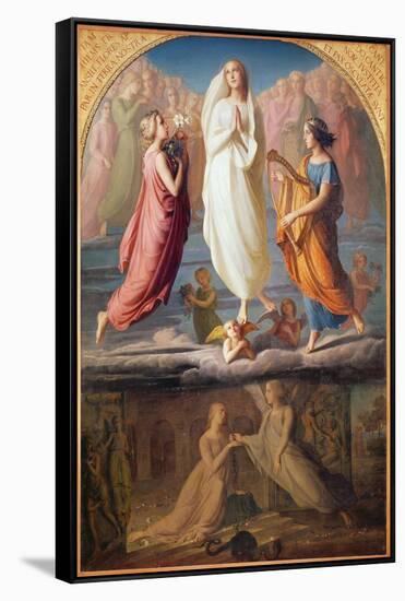 The Assumption of the Virgin, 1844-Louis Janmot-Framed Stretched Canvas