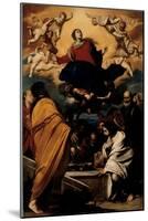 The Assumption of the Virgin, c.1630-1635-Massimo Stanzione-Mounted Giclee Print