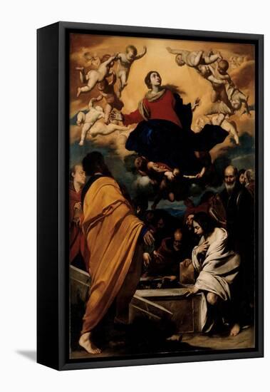 The Assumption of the Virgin, c.1630-1635-Massimo Stanzione-Framed Stretched Canvas