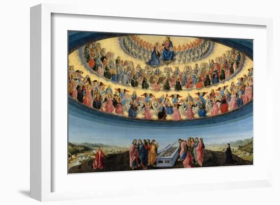 The Assumption of the Virgin, Ca 1475-Francesco Botticini-Framed Giclee Print