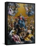 The Assumption of the Virgin. Ca. 1596 - 97-Guido Reni-Framed Stretched Canvas