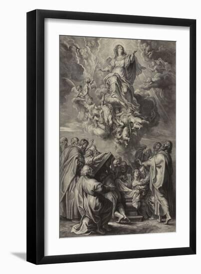 The Assumption of the Virgin (Engraving on Laid Paper)-Schelte Adams Bolswert-Framed Giclee Print