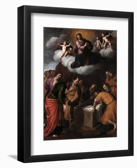 The Assumption of the Virgin Mary, 1631-1635-Alessandro Turchi-Framed Giclee Print