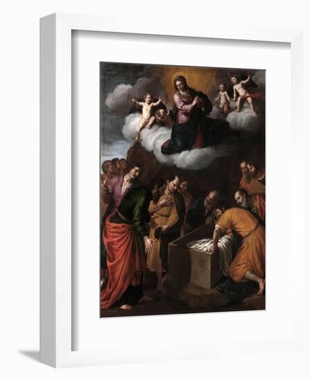 The Assumption of the Virgin Mary, 1631-1635-Alessandro Turchi-Framed Giclee Print