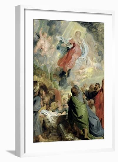 The Assumption of the Virgin Mary-Peter Paul Rubens-Framed Giclee Print