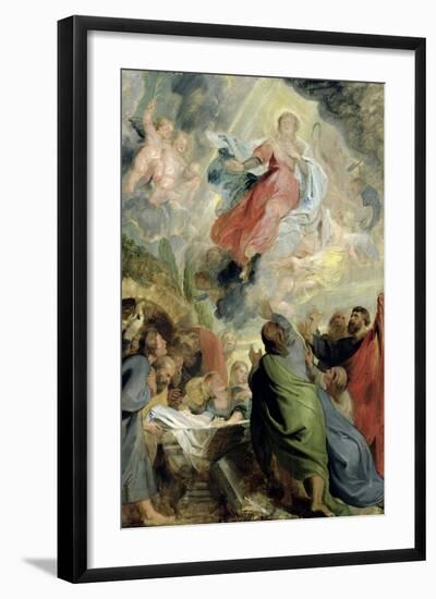 The Assumption of the Virgin Mary-Peter Paul Rubens-Framed Giclee Print