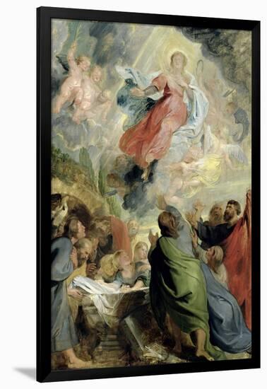 The Assumption of the Virgin Mary-Peter Paul Rubens-Framed Giclee Print