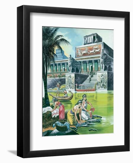 The Assyrian Empire at its Height-Ron Embleton-Framed Premium Giclee Print