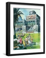 The Assyrian Empire at its Height-Ron Embleton-Framed Giclee Print