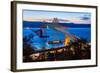 The Astoria-Megler Bridge over the Columbia River, Astoria, Oregon, USA-Mark A Johnson-Framed Photographic Print