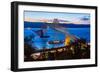 The Astoria-Megler Bridge over the Columbia River, Astoria, Oregon, USA-Mark A Johnson-Framed Photographic Print