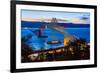 The Astoria-Megler Bridge over the Columbia River, Astoria, Oregon, USA-Mark A Johnson-Framed Photographic Print