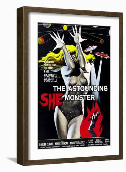 The Astounding She-Monster, 1957-null-Framed Art Print