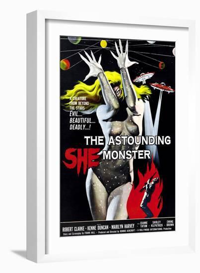 The Astounding She-Monster, 1957-null-Framed Art Print