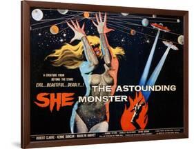 The Astounding She Monster, Shirley Kilpatrick, 1958-null-Framed Art Print