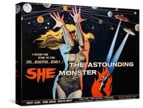 The Astounding She Monster, Shirley Kilpatrick, 1958-null-Stretched Canvas