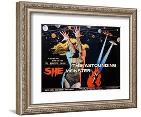 The Astounding She Monster, Shirley Kilpatrick, 1958-null-Framed Art Print