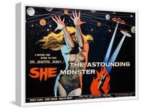 The Astounding She Monster, Shirley Kilpatrick, 1958-null-Framed Art Print