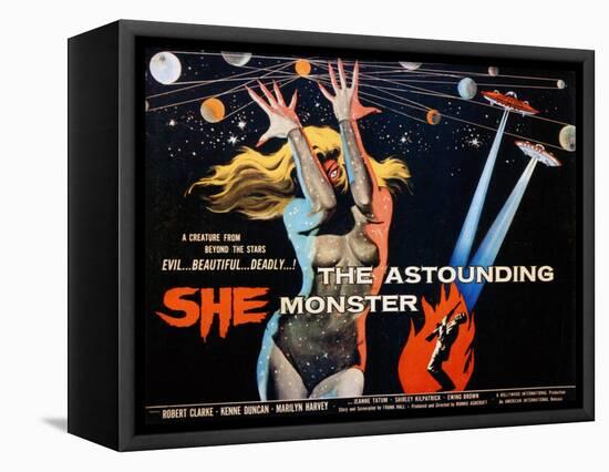 The Astounding She Monster, Shirley Kilpatrick, 1958-null-Framed Stretched Canvas