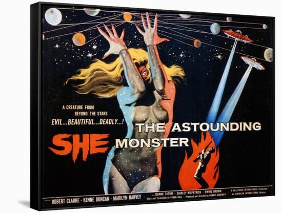 The Astounding She Monster, Shirley Kilpatrick, 1958-null-Framed Stretched Canvas