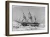 The Astrolabe in Pack-Ice, 9th February, 1838-Auguste Etienne Francois Mayer-Framed Giclee Print