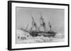 The Astrolabe in Pack-Ice, 9th February, 1838-Auguste Etienne Francois Mayer-Framed Giclee Print