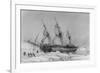 The Astrolabe in Pack-Ice, 9th February, 1838-Auguste Etienne Francois Mayer-Framed Giclee Print