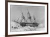 The Astrolabe in Pack-Ice, 9th February, 1838-Auguste Etienne Francois Mayer-Framed Giclee Print