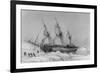 The Astrolabe in Pack-Ice, 9th February, 1838-Auguste Etienne Francois Mayer-Framed Giclee Print