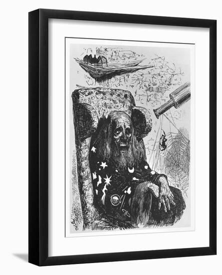 The Astrologer Herr Trippa from 'Gargantua and Pantagruel', by François Rabelais-Gustave Dore-Framed Giclee Print