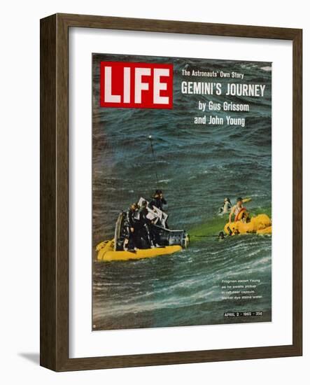 The Astronauts' Own Story: Gemini's Journey, April 2, 1965-null-Framed Photographic Print