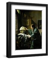 The Astronomer, 1668-Johannes Vermeer-Framed Giclee Print