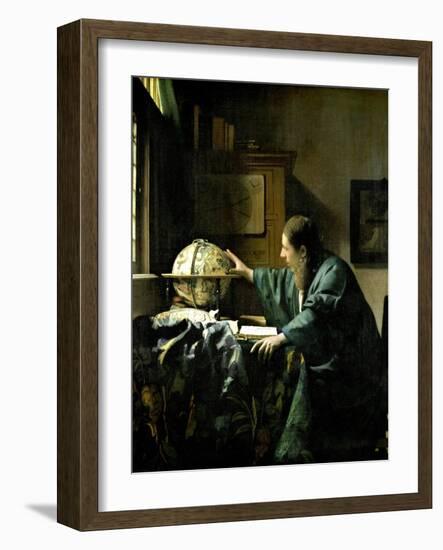 The Astronomer, 1668-Johannes Vermeer-Framed Giclee Print