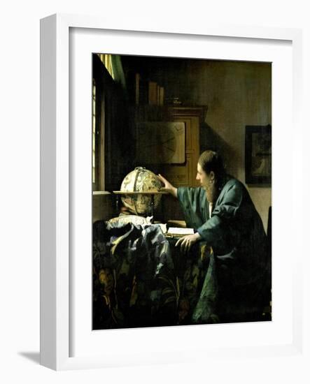 The Astronomer, 1668-Johannes Vermeer-Framed Giclee Print