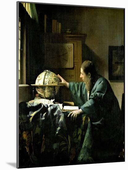 The Astronomer, 1668-Johannes Vermeer-Mounted Giclee Print