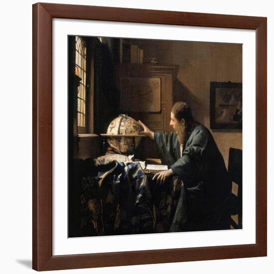 The Astronomer, 1668-Johannes Vermeer-Framed Giclee Print