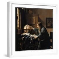 The Astronomer, 1668-Johannes Vermeer-Framed Giclee Print