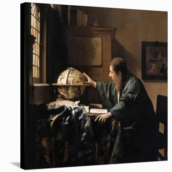 The Astronomer, 1668-Johannes Vermeer-Stretched Canvas