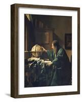 The Astronomer, 1668-Johannes Vermeer-Framed Giclee Print